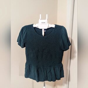 Women's old navy forest green blouse